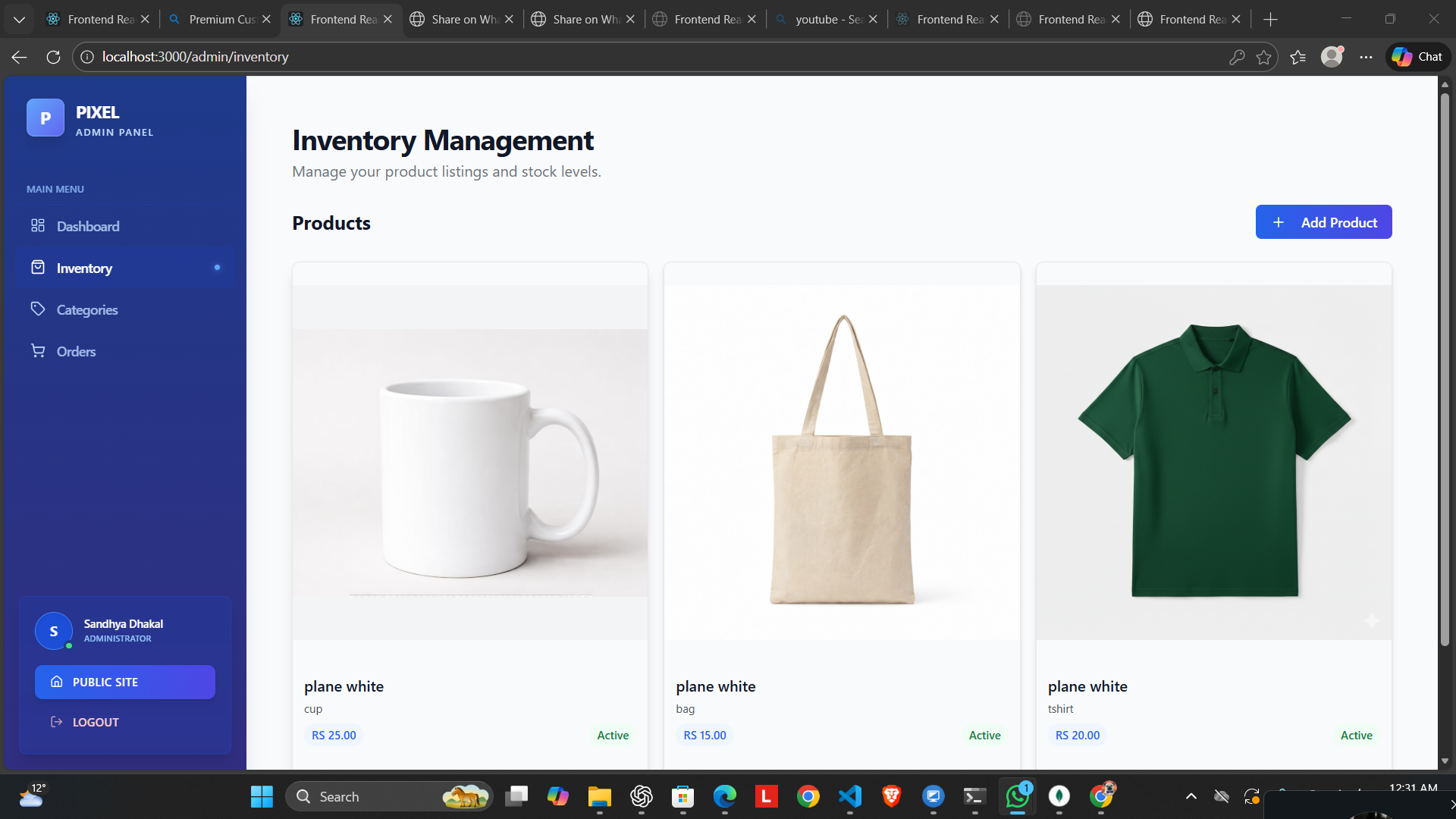 E-commerce Website